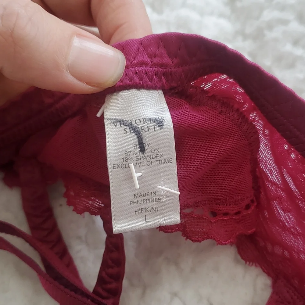 Victoria's Secret Purple/Fushia Garter Belt Bundle - Picture 6 of 17